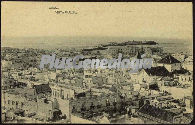 Vista parcial de cádiz