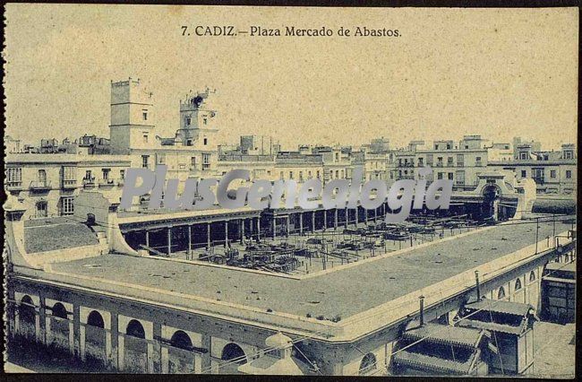 Plaza del mercado de abastos (vista desde arriba)