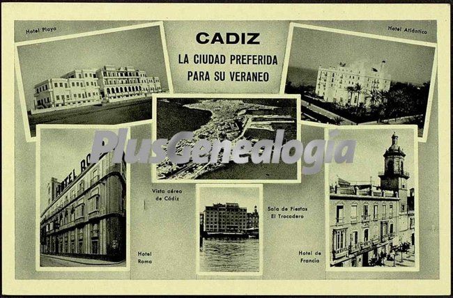 Cartel promoción cádiz: la ciudad preferida para su veraneo