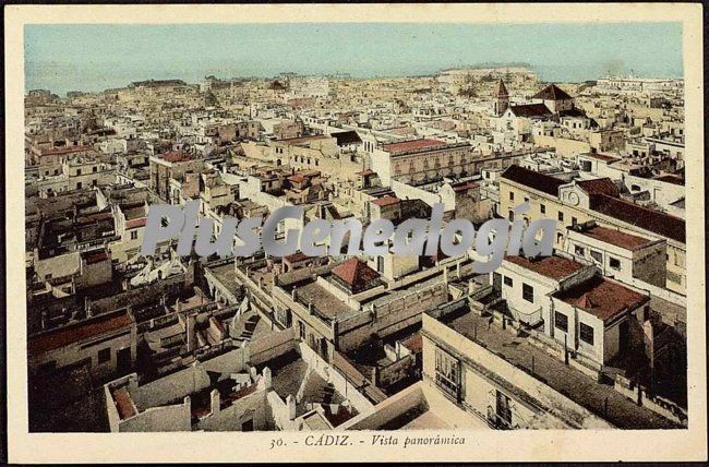 Vista panorámica de cádiz (sin la catedral)