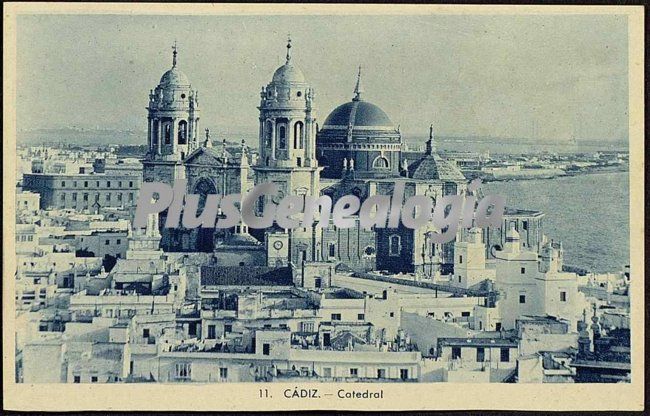 Vista desde arriba de la catedral de cádiz