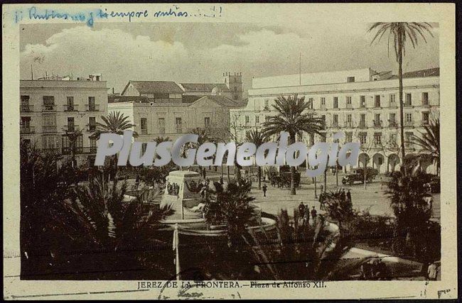 Plaza de alfonso xii de jerez de la frontera