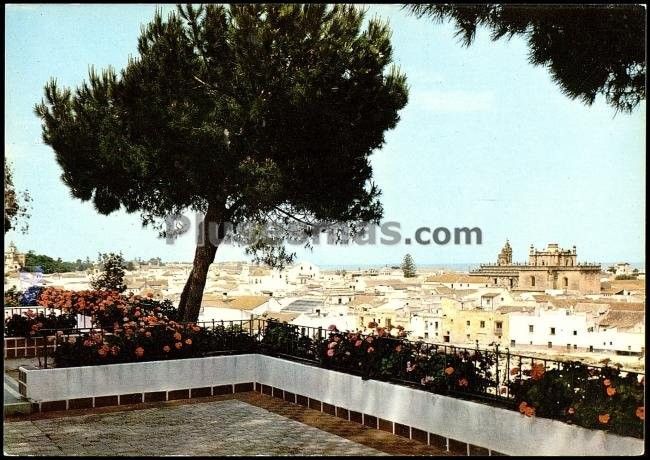 Vista panorámica de sanlúcar de barrameda (cádiz)