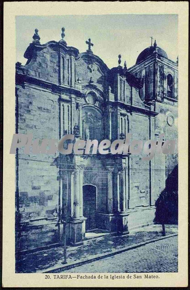 Fachada de la iglesia de san mateo en tarifa