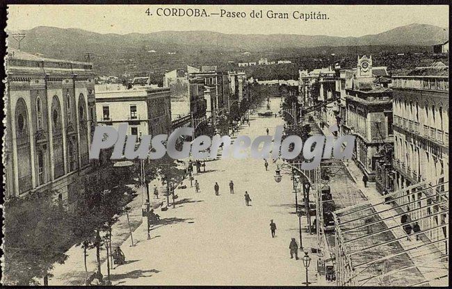 Paseo del gran capitán de córdoba