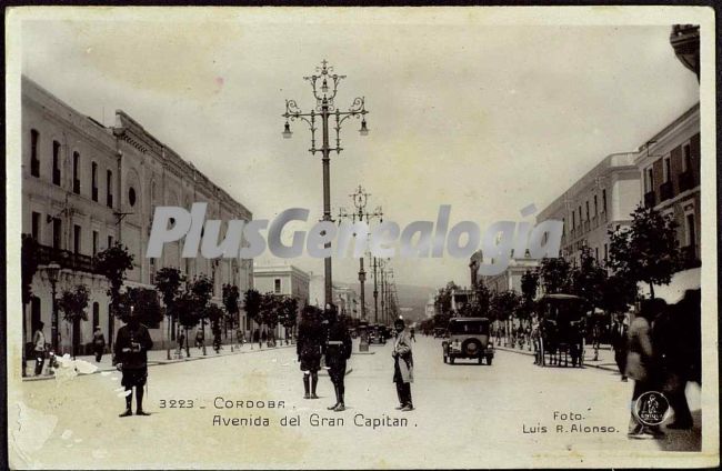 Avenida del gran capitán en córdoba