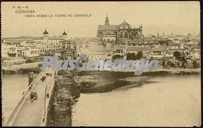 Vistas de córdoba desde la torre de carraola