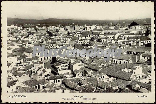 Vista general de la ciudad de córdoba