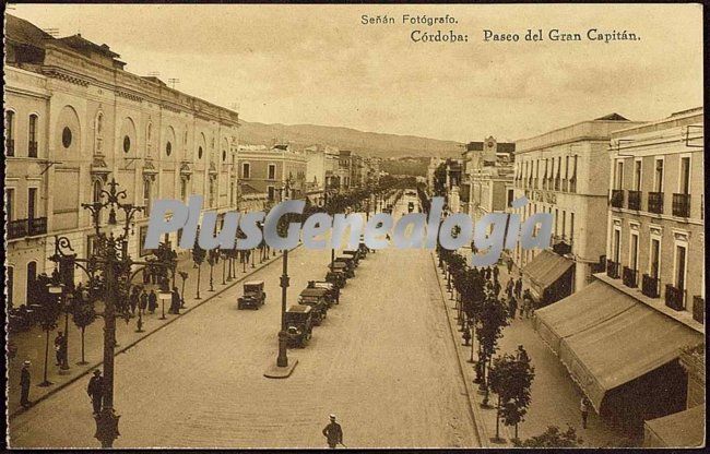 Paseo del gran capitán de córdoba