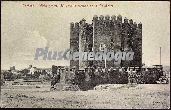 Vista genera del castillo romano de la calahorra de córdoba