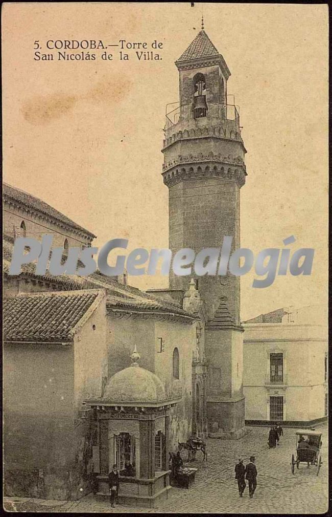 Torre de san nicolás de la villa en córdoba