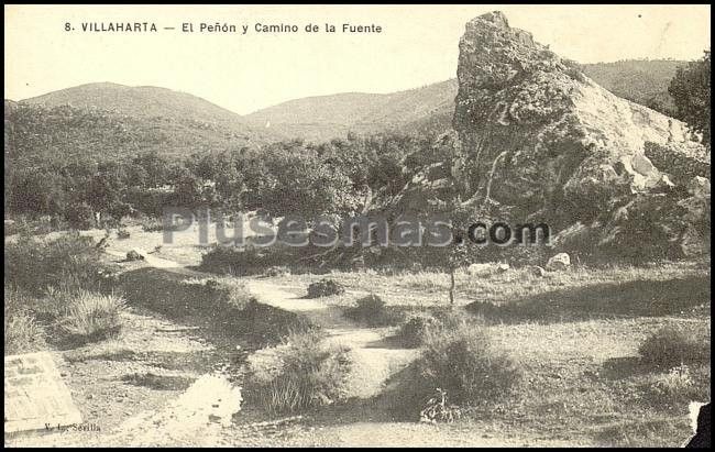 El peñón y camino de la fuente en villaharta (córdoba)