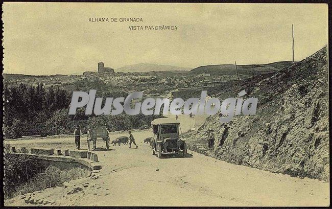 Vista panorámica de alhama (granada)