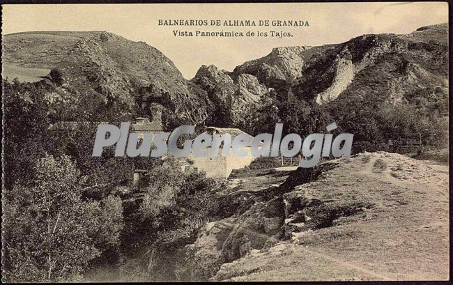 Vista panorámica de los tajos de alhama (granada)