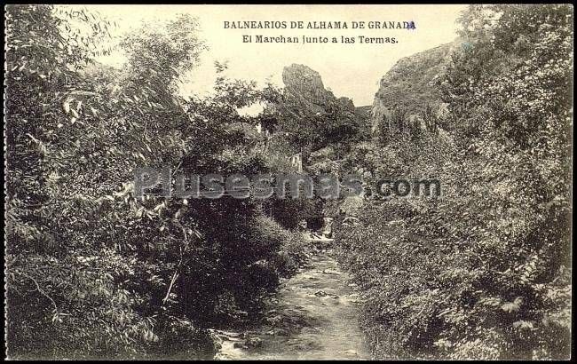 Balneari, el marchán junto a las termas en alhama de granada