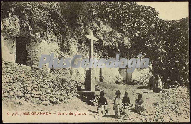 Barrio de gitanos en granada