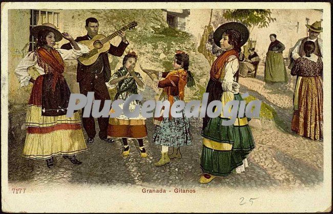 Gitanos bailando en granada