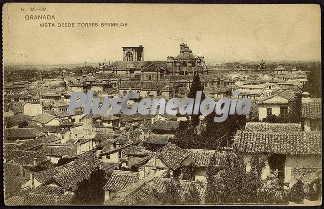 Vista de granada desde las torres bermejas