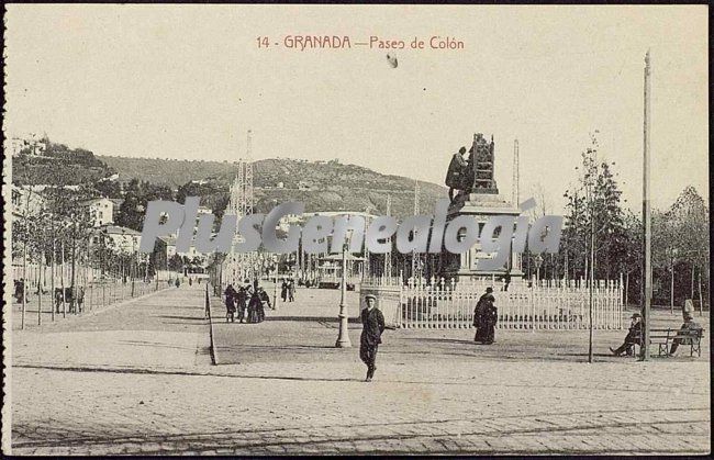 Paseo de colón en granada