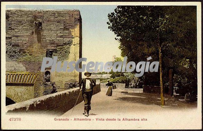 Vista desde la alhambra alta en granada