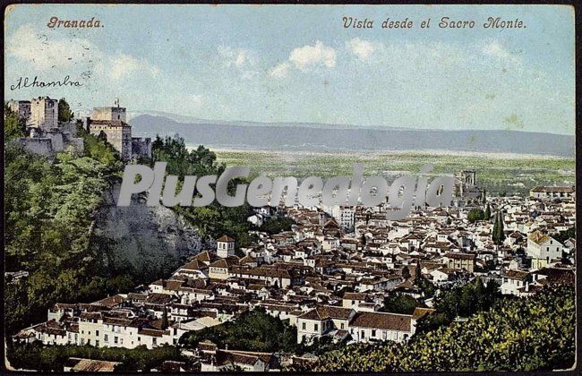 Vista de granada desde el sacro monte