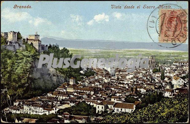 Vista de granada desde el sacro monte