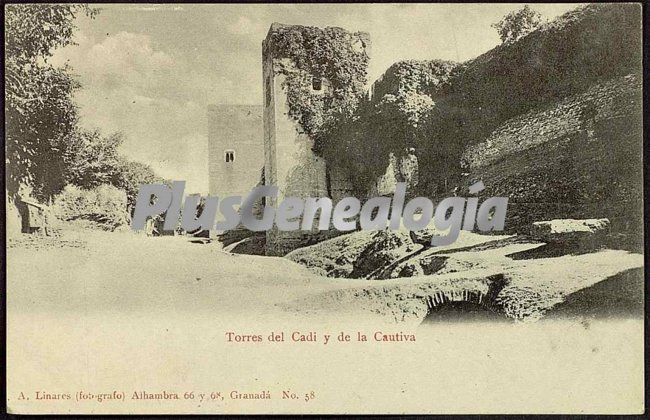 Torres de cadi y de la cautiva en granada