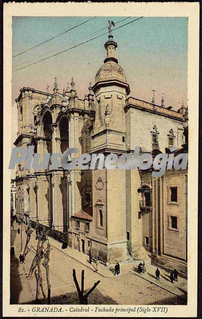 Fachada principal de la catedral de granada (siglo xvii)