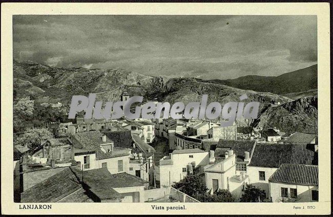 Vista parcial de lanjarón (granada)