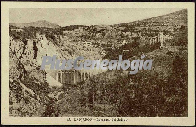 Barranco del salado de lanjarón (granada)