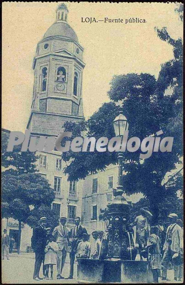 Fuente pública en loja (granada)