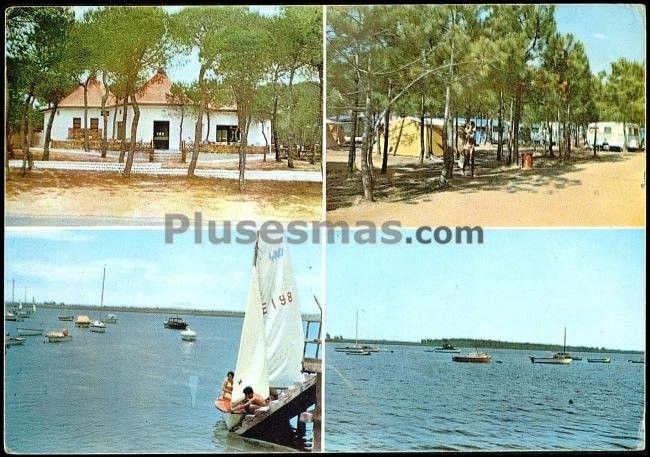 Camping con embarcadero - cafetería. el carrusel club en aljaraque (huelva)