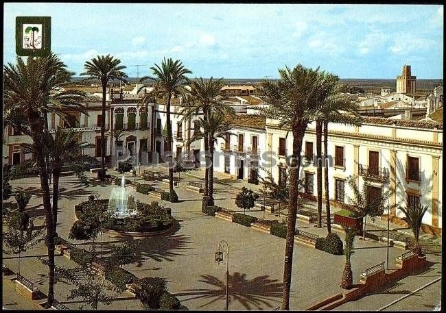 Plaza de españa en la palma del condado (huelva)