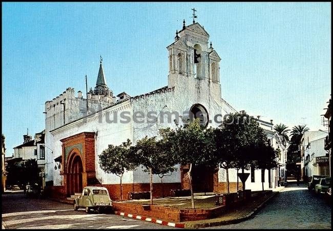 Ermita castillo del valle (construcción mudéjar siglo xiv) en la palma del condado (huelva)