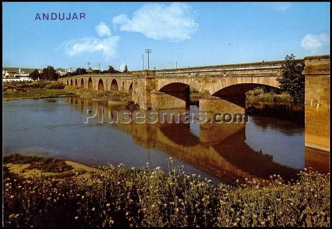 Puente romano sobre el guadalquivir en andújar (jaén)
