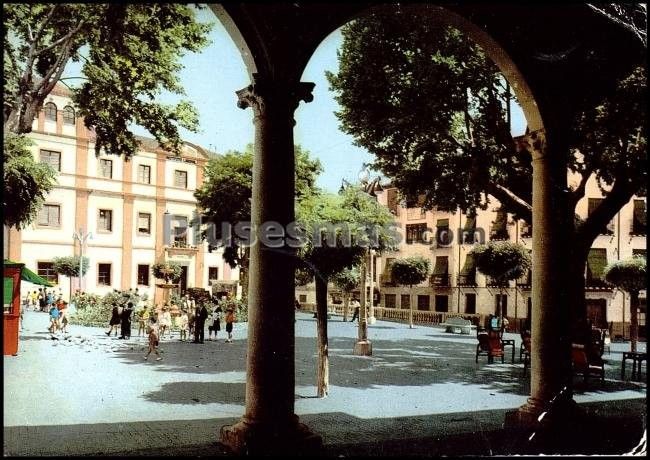 Plaza mayor desde el ayuntamiento. baeza (jaén)