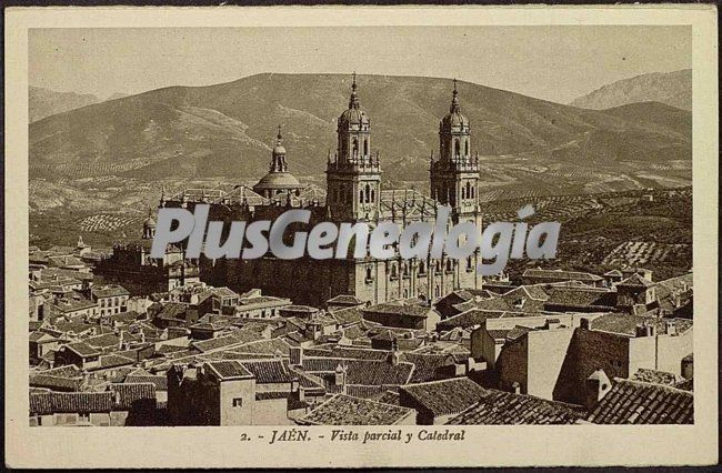 Vista parcial de jaén y la catedral (2)