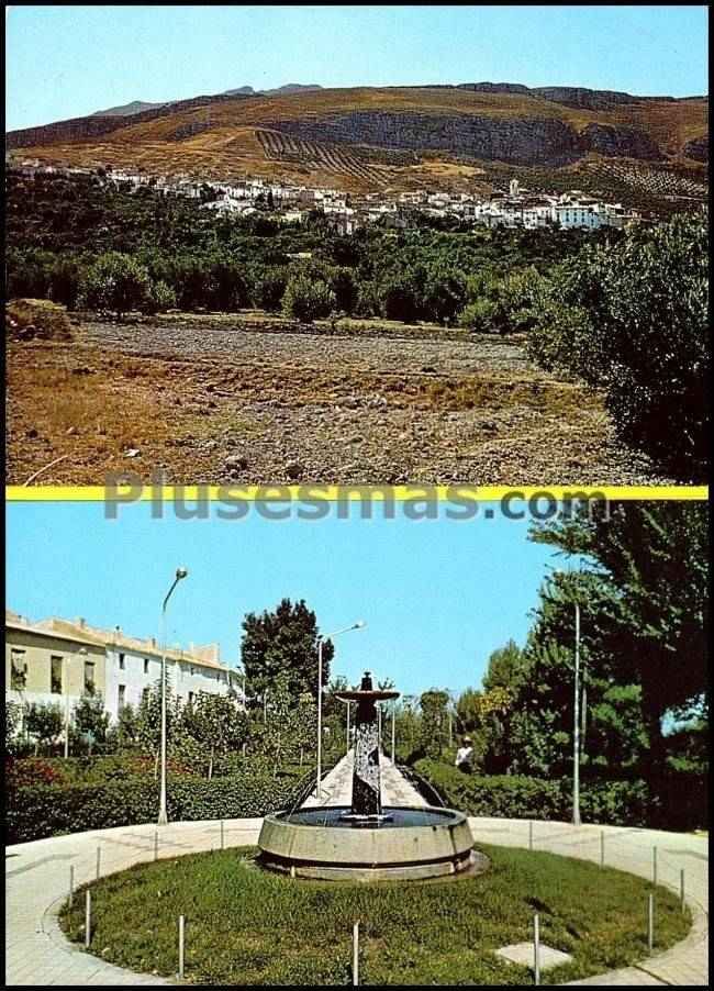 Vista parcial y parque de jimena (jaén)