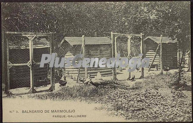 Parque callinero en el balneario de marmolejo (jaén)