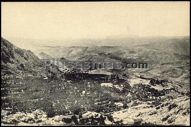 Delante del santuario se extiende la fértil hoya de belerda, aldea de trescientos vecinos, anejo de queseda. tiscar (jaén)