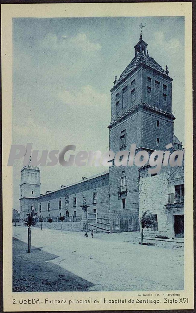 Fachada principal del hospital de santiago en úbeda (jaén) (siglo xvi)