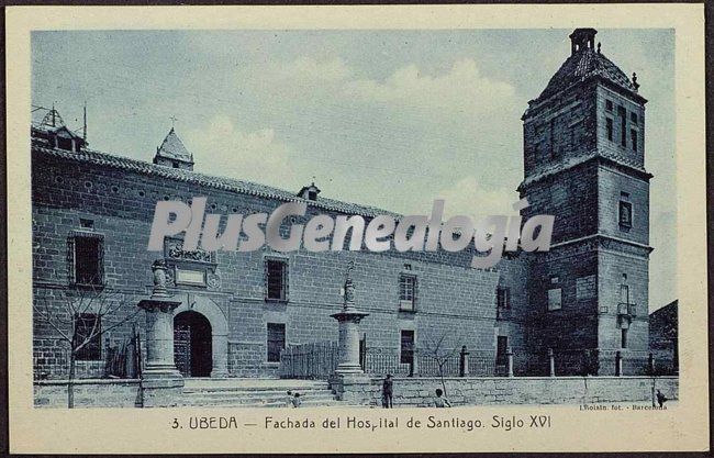 Fachada del hospital de santiago en úbeda (jaén)