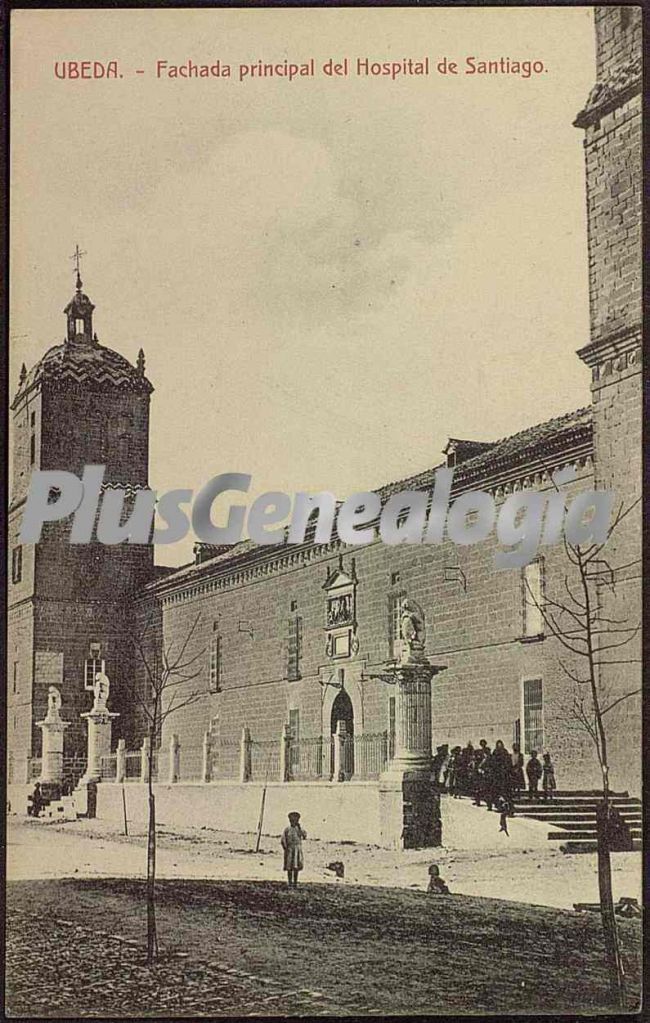 Fachada principal del hospital de santiago en úbeda (jaén)