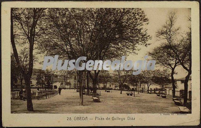 Plaza de gallego díaz en úbeda (jaén)