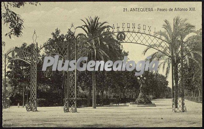 Paseo de alfonso xii en antequera