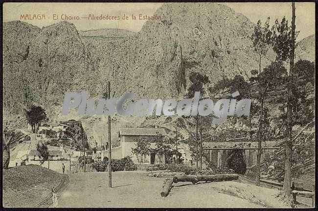 Alrededores de la estación de en el chorro (málaga)