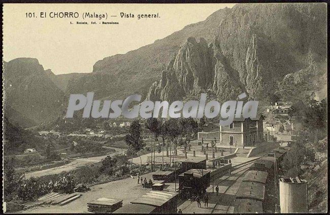 Vista general de el chorro (málaga)