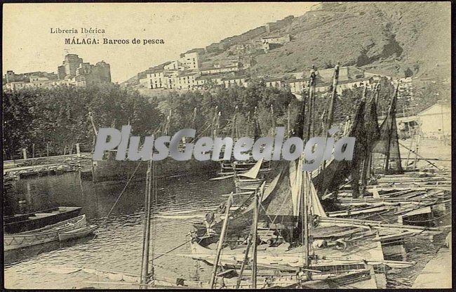 Barcos de pesca en málaga