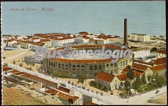 Plaza de toros de málaga (en color)