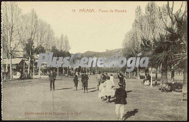 Paseo de la heredia en málaga